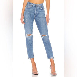 AGOLDE Jamie High Rise Straight in Arrival size 25